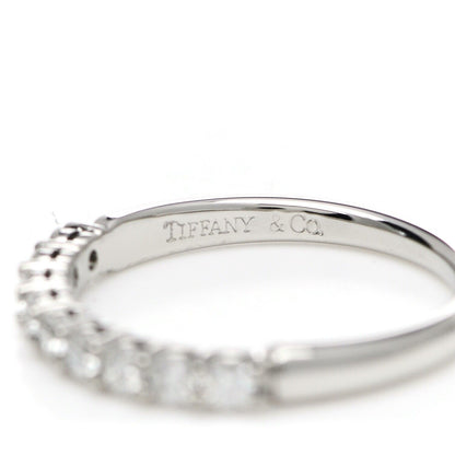 Tiffany & Co. Platinum Embrace .27ct Diamond 2.2mm Shared Wedding Band Ring 4.5