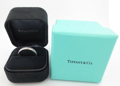 Tiffany & Co. Platinum 3.9mm 1.89ct Diamond Eternity Wedding Band Ring Size 6